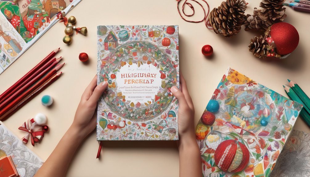 seasonal holiday coloring books