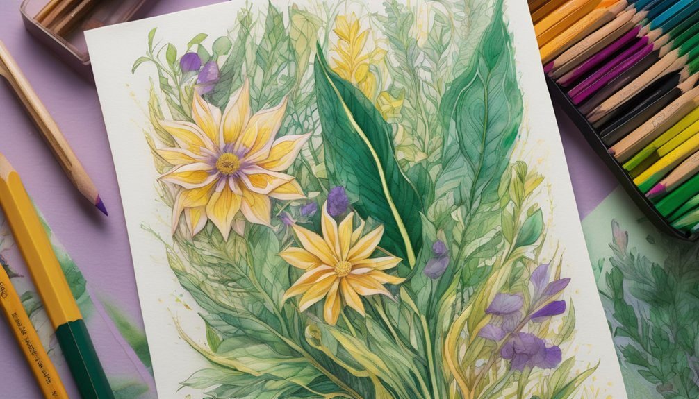 showcase your botanical artwork