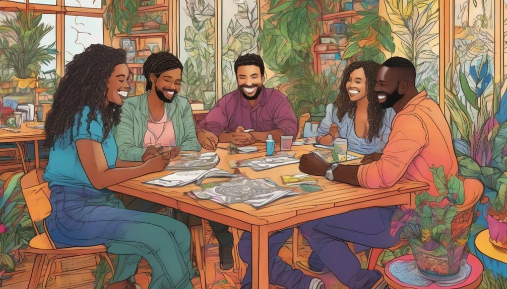 social connections through coloring