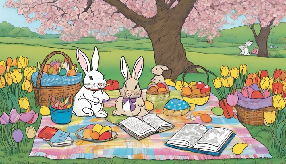 spring themed coloring books