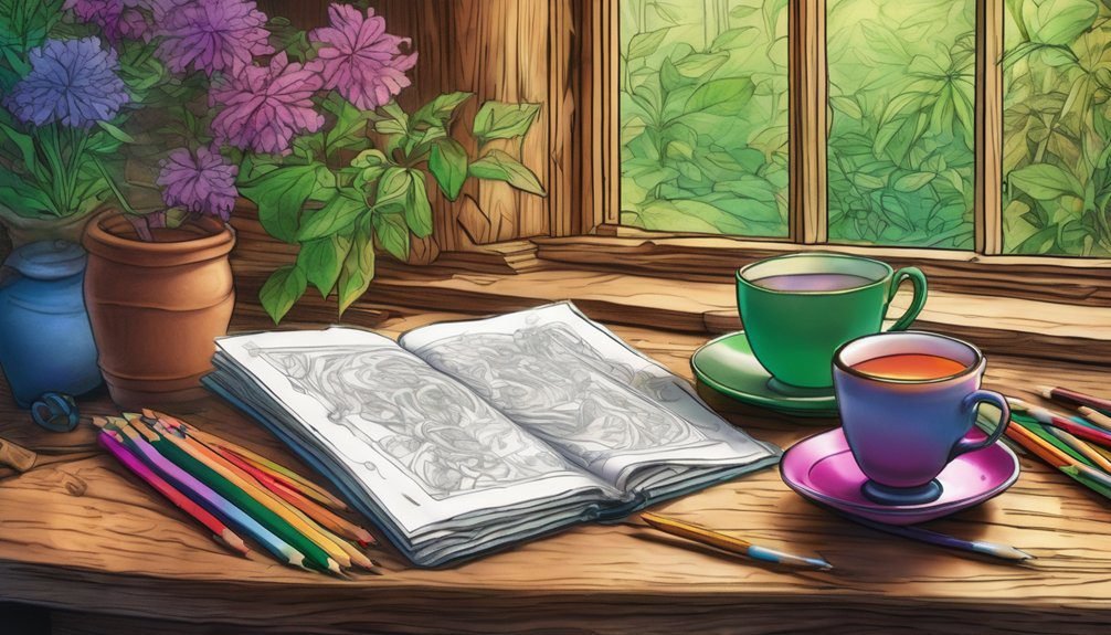 start coloring for relaxation