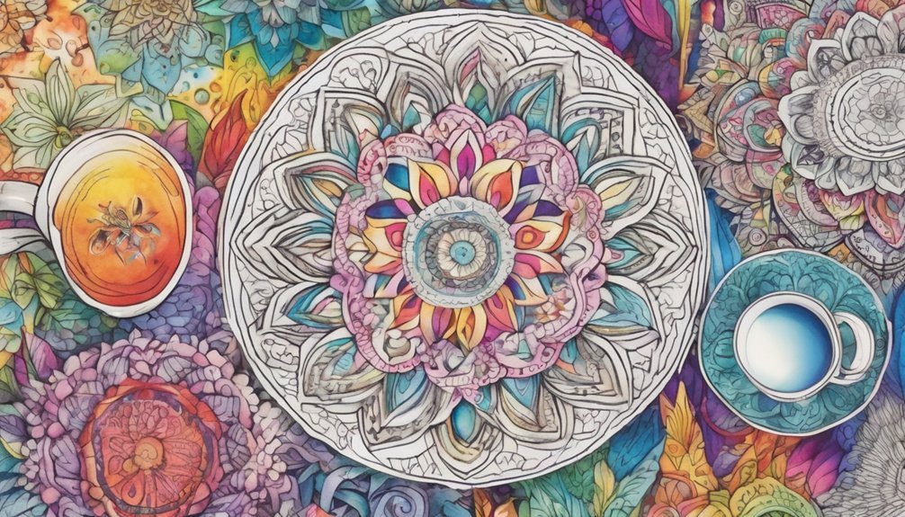 stress relief through coloring