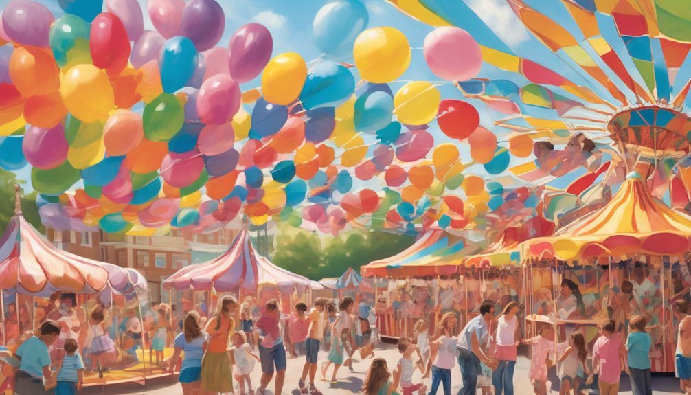 summer festival coloring fun