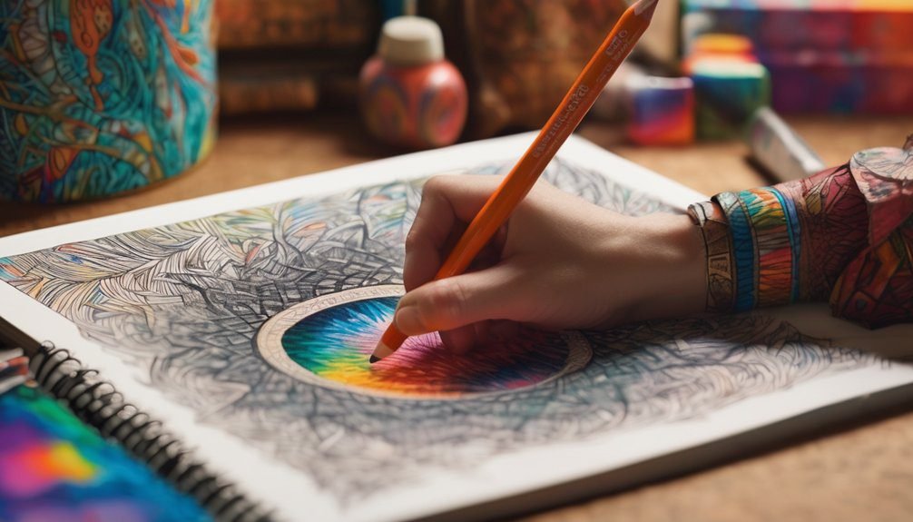 tactile creative coloring experience