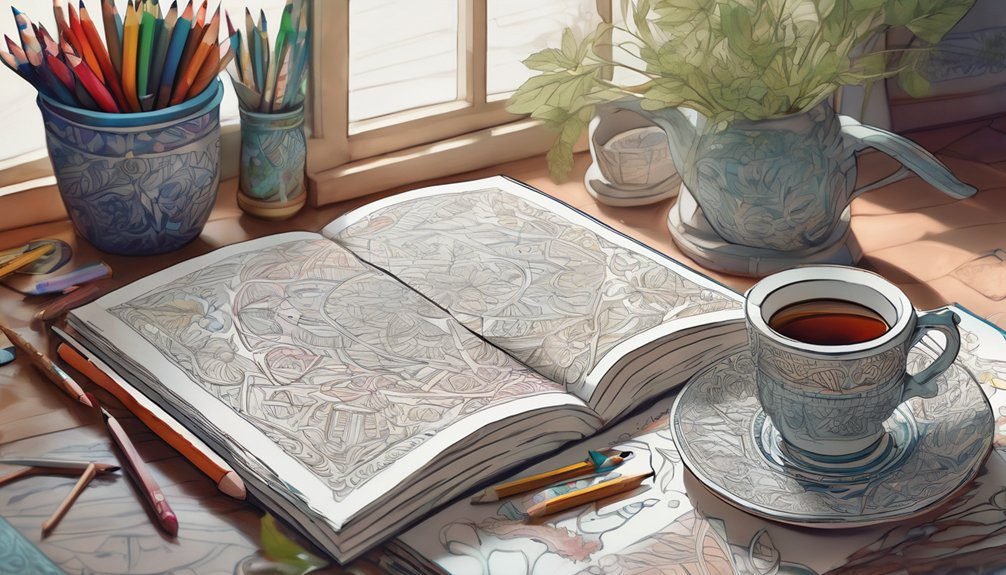 therapeutic coloring reduces stress