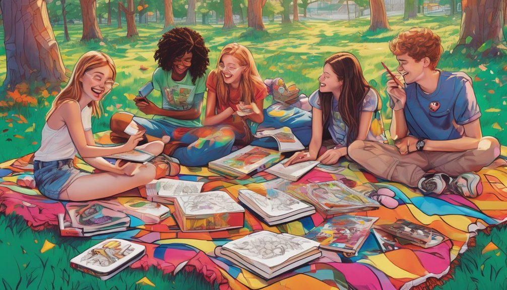 vibrant pop culture coloring