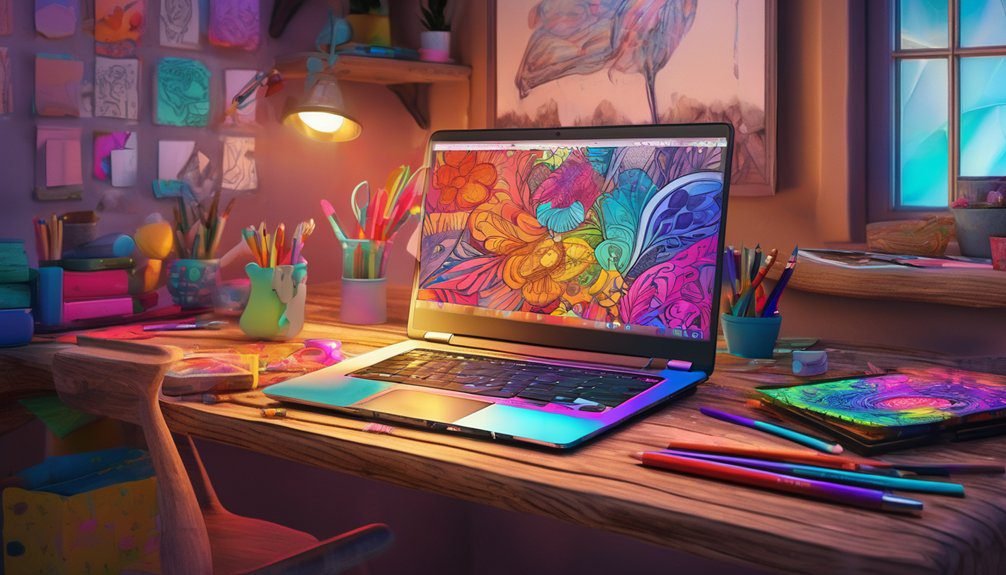 virtual coloring party setup