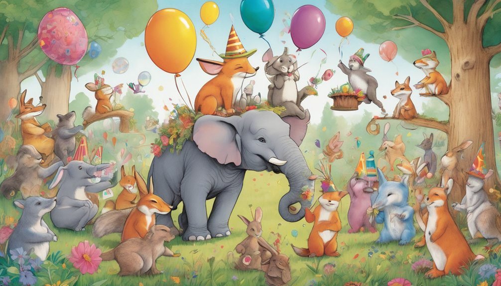 whimsical animal birthday celebrations