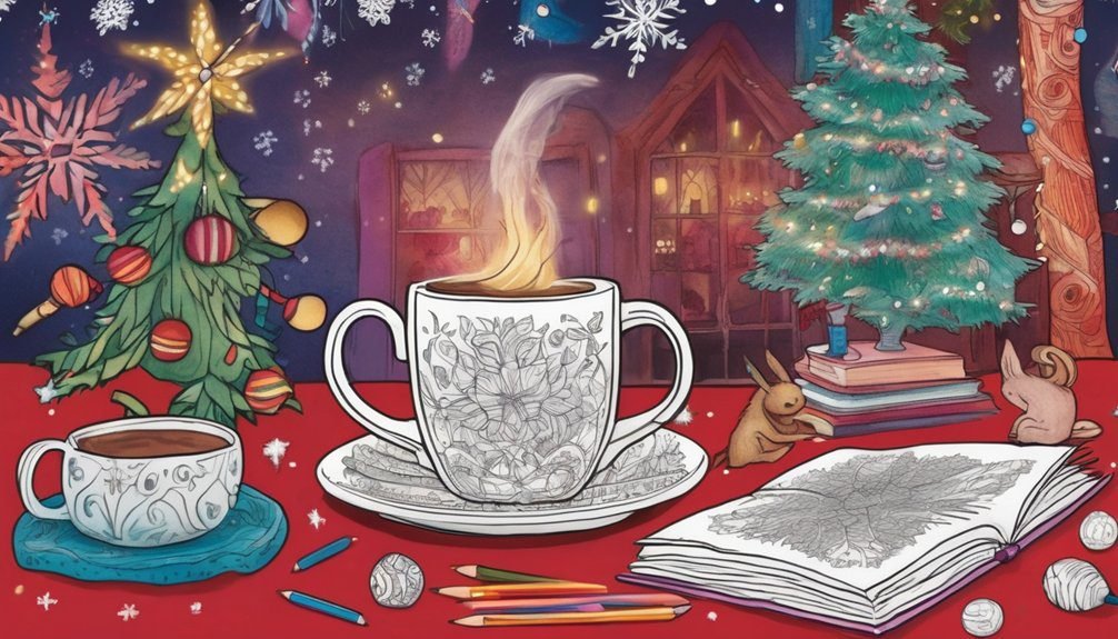whimsical christmas coloring adventure