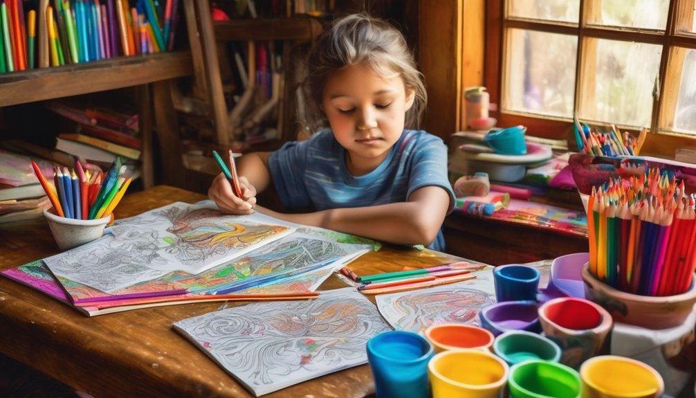 coloring books enhance learning
