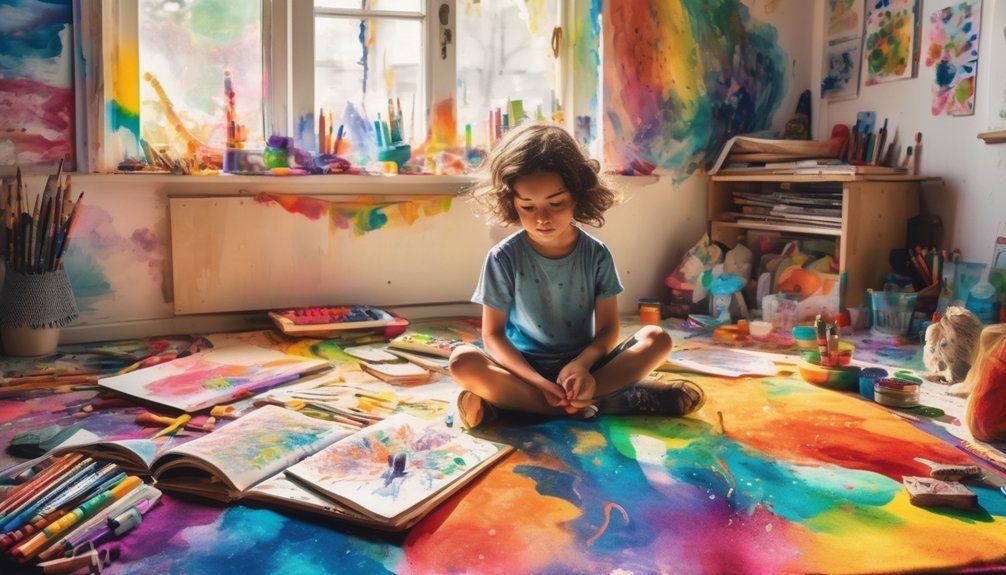 coloring enhances artistic creativity