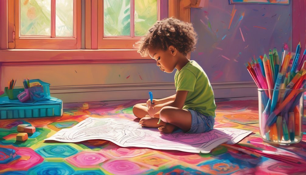 coloring enhances children s concentration