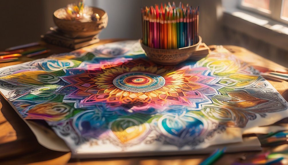 coloring enhances cognitive function