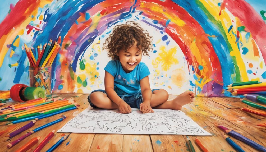 coloring enhances creative expression