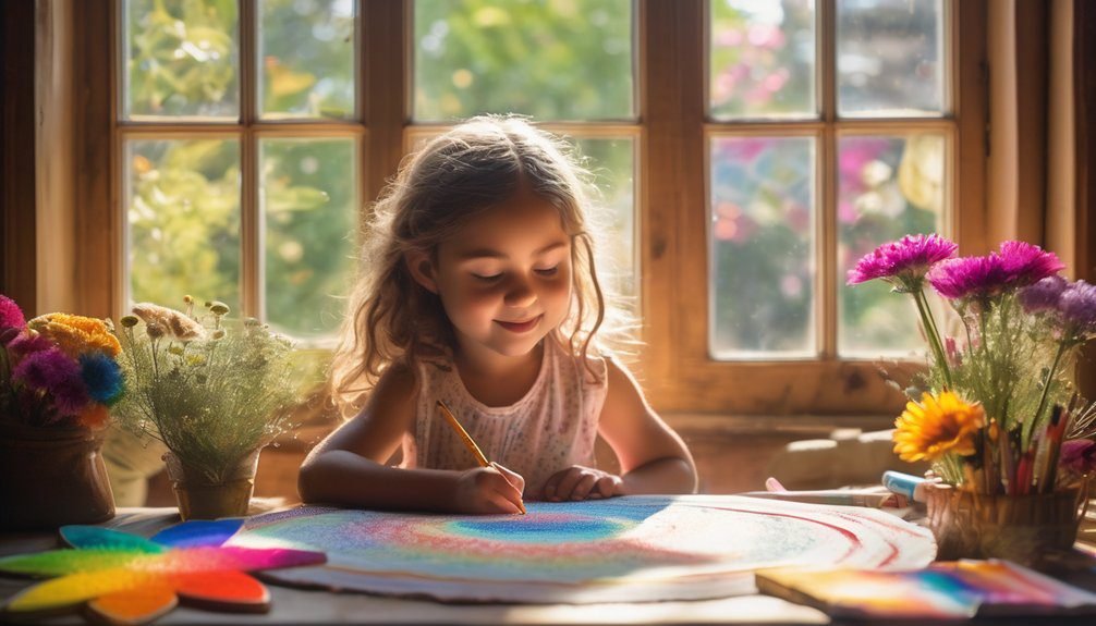 coloring enhances emotional well being