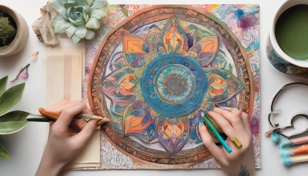 coloring enhances mental wellness