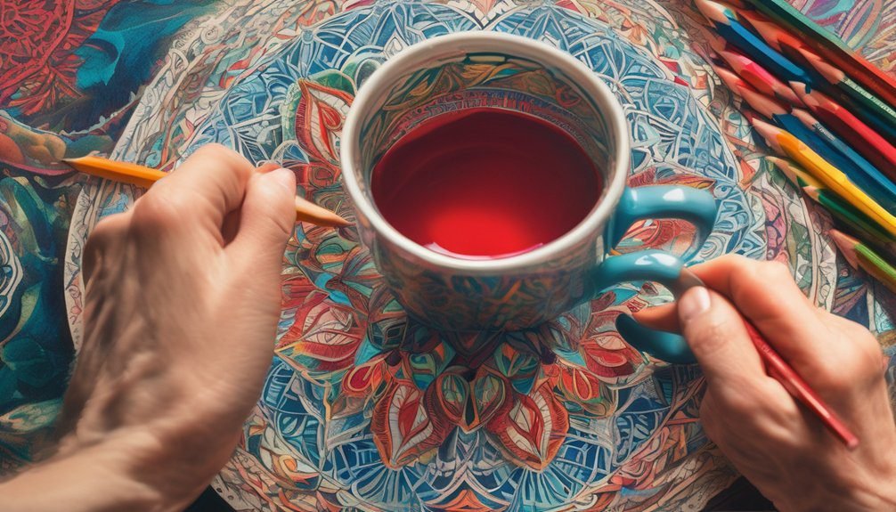 coloring enhances relaxation and creativity