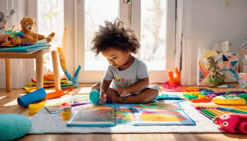 coloring enhances toddler development