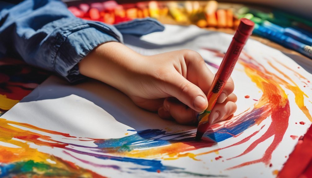 coloring facilitates emotional expression