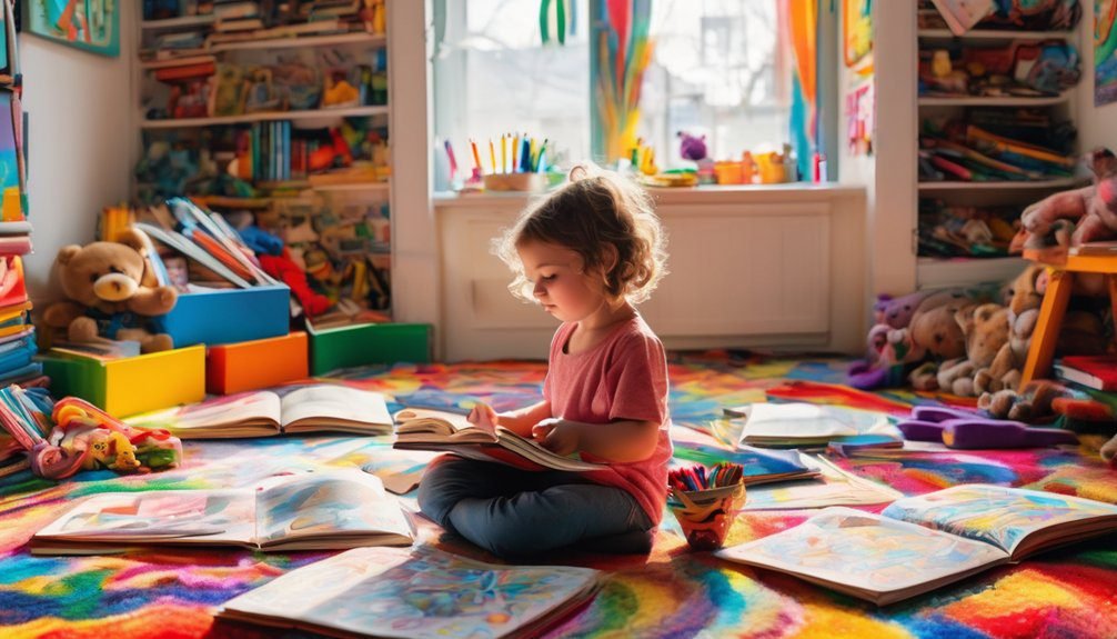 coloring for imaginative play