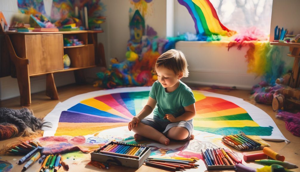 coloring fosters child development