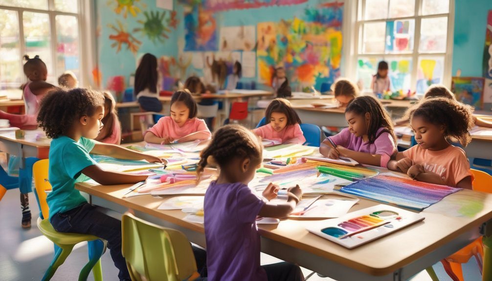 coloring promotes development skills
