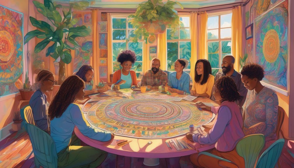 coloring promotes mental well being