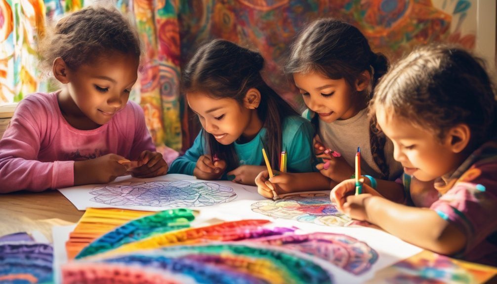 coloring reduces children s anxiety