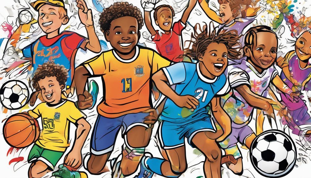 coloring sports and games