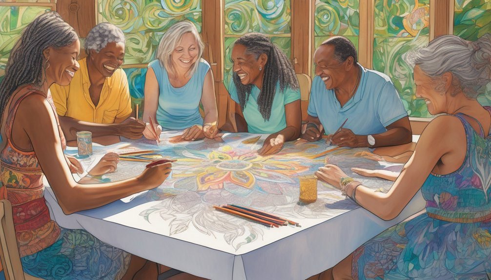 coloring together builds connections