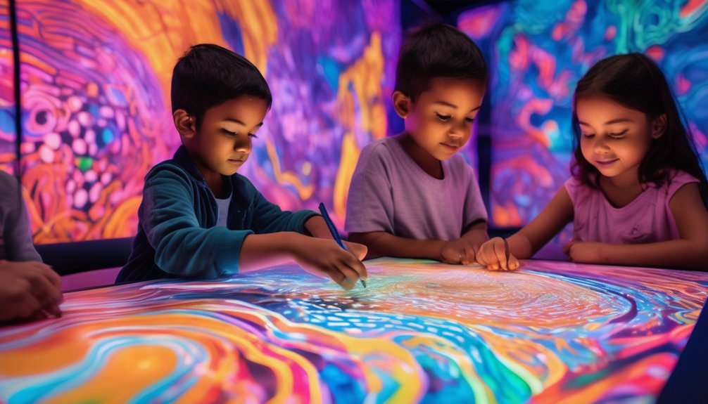 interactive augmented reality coloring