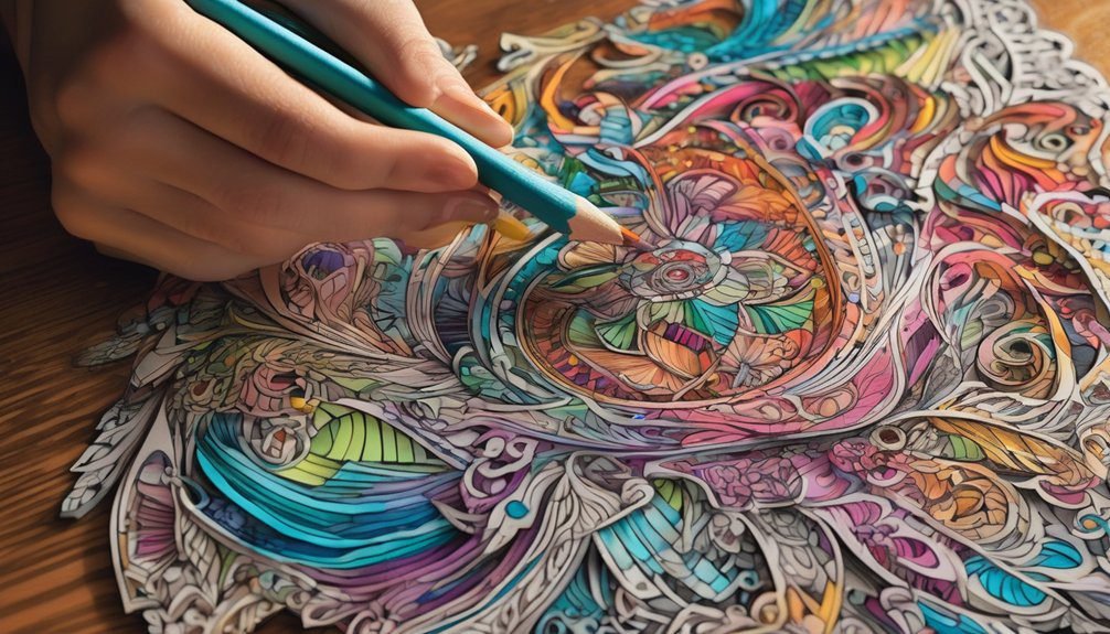 luminous highlights enhance artwork