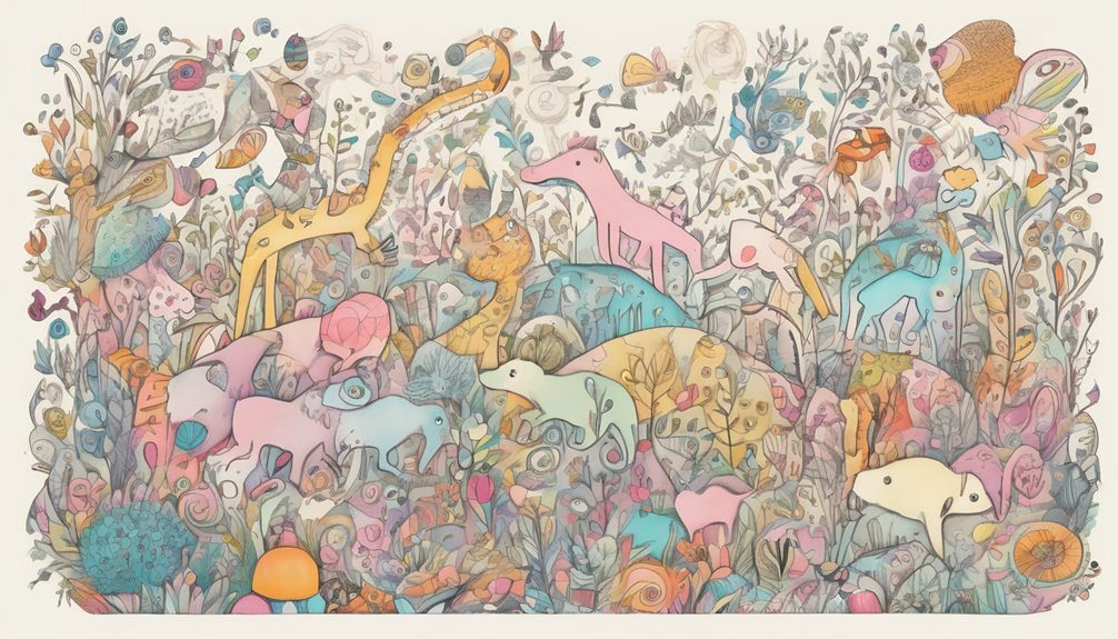 playful charm of doodles