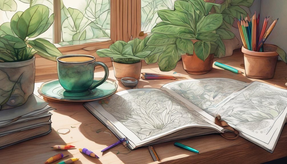 relaxing artistic expression activity