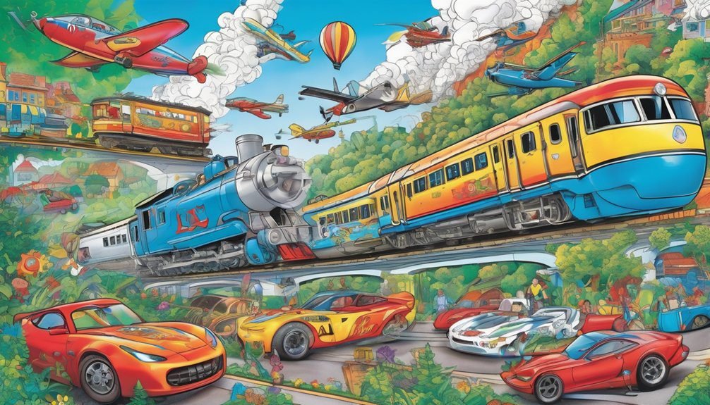 transportation coloring adventure