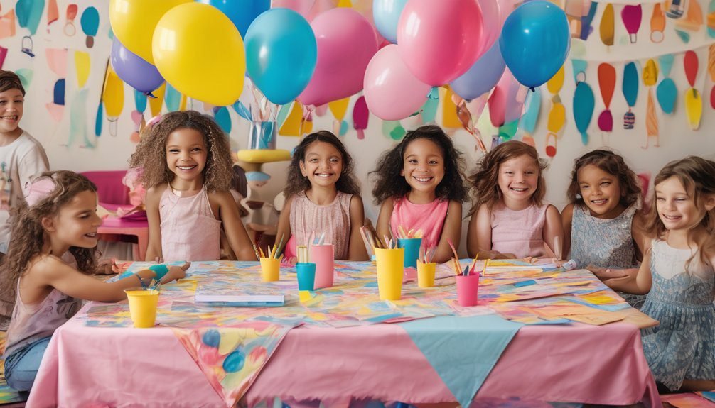 birthday party coloring activities