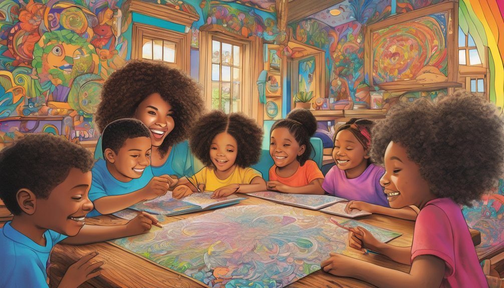 coloring books for families