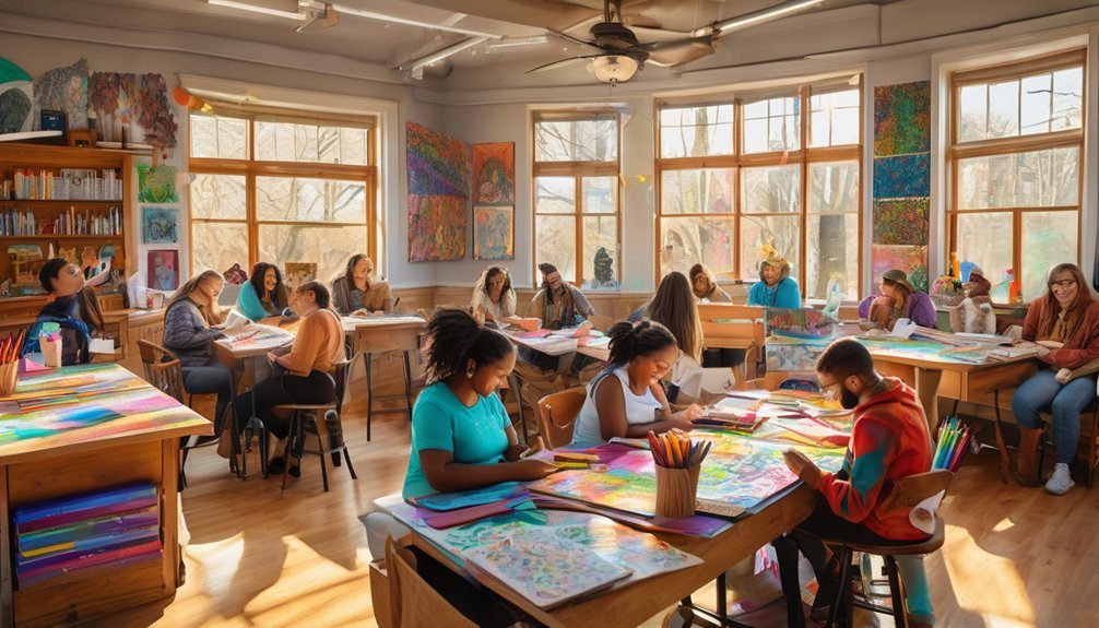 coloring community benefits shared