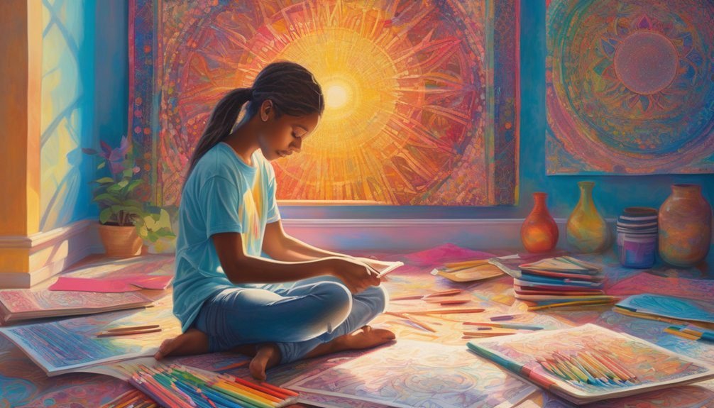 coloring enhances mental well being