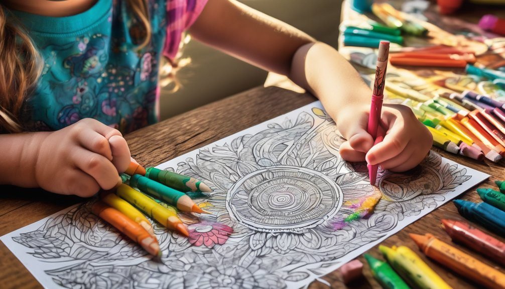 coloring enhances motor skills