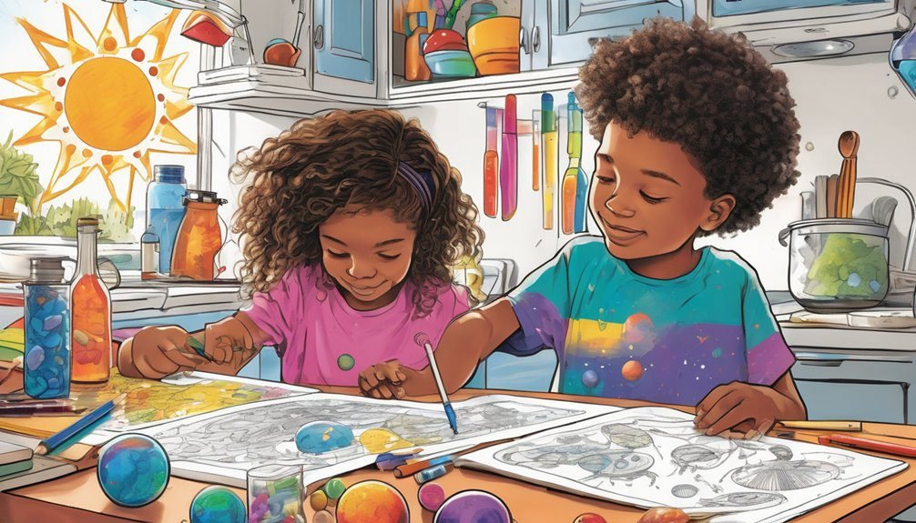coloring enhances science learning