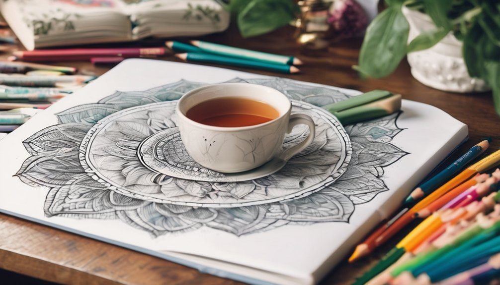 coloring reduces adult stress