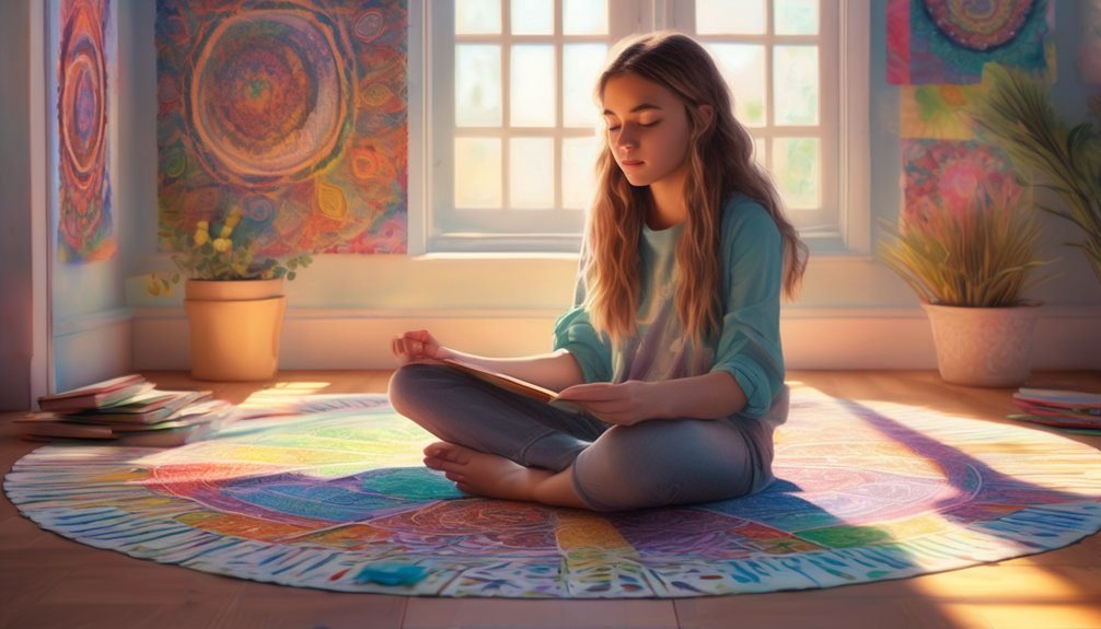 coloring reduces teen anxiety