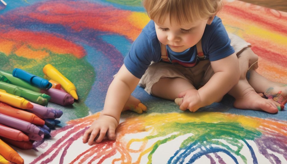 crayons enhancing motor skills