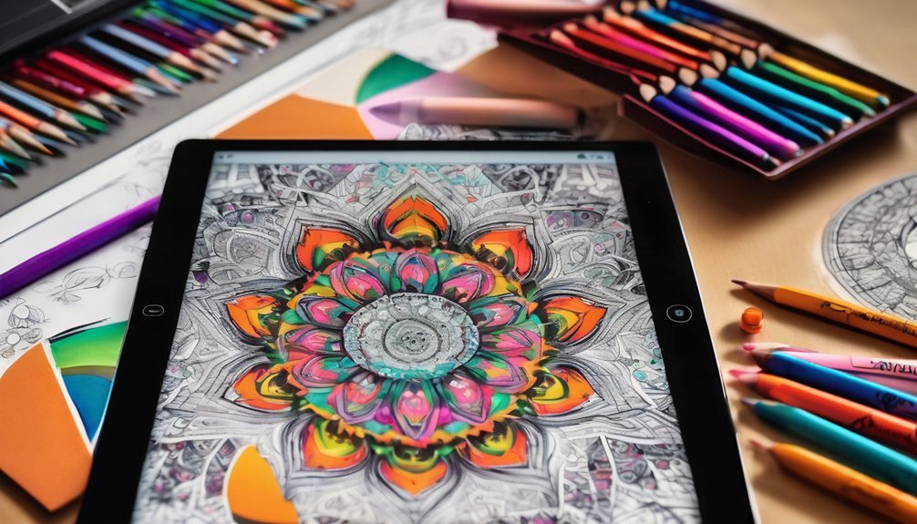 digital vs traditional coloring