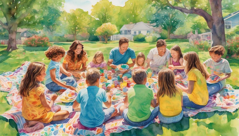 family bonding through coloring