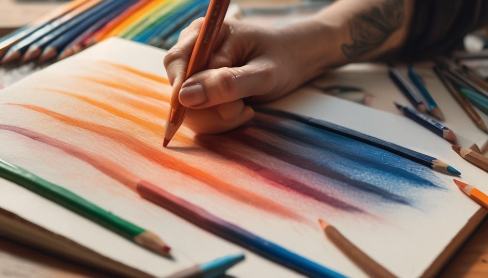 layering colors for depth