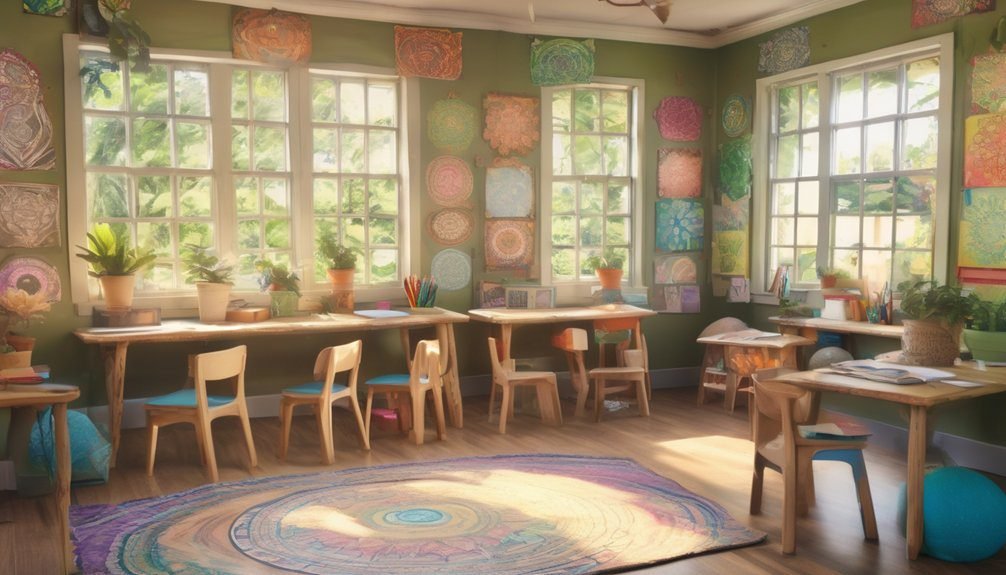 mindfulness through coloring activities