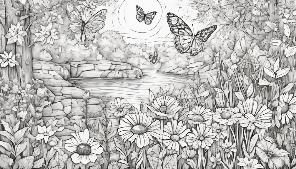 nature inspired coloring techniques