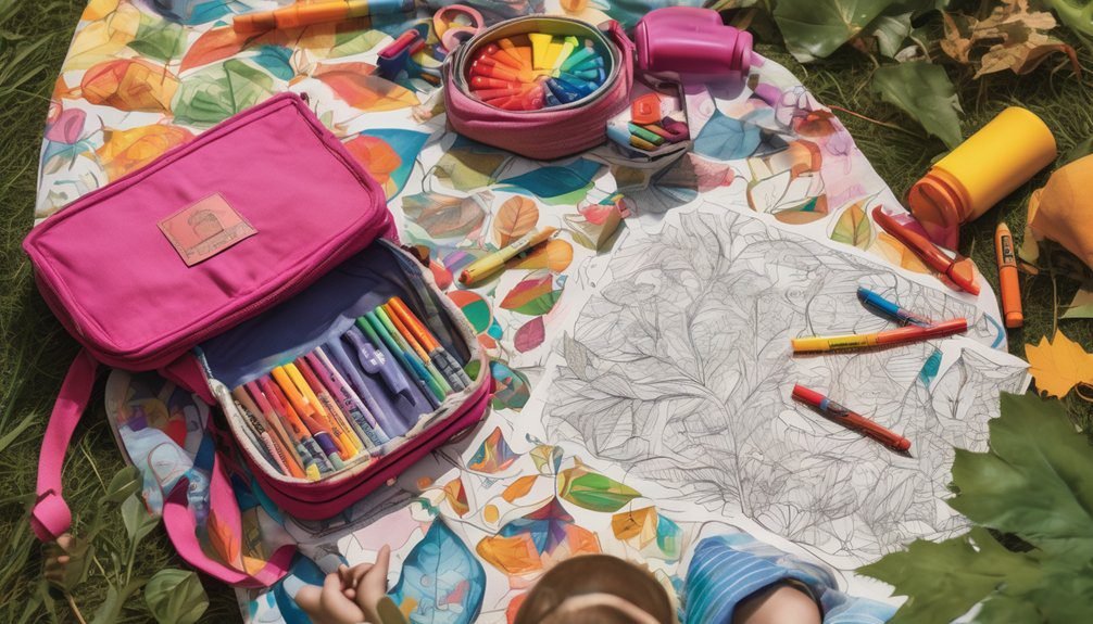 portable coloring kits fun